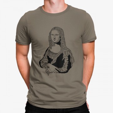 Camiseta Mona Lisa Retrato