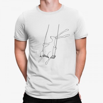 Camiseta Conejo en Columpio
