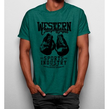 Camiseta Western Boxeo Guantes