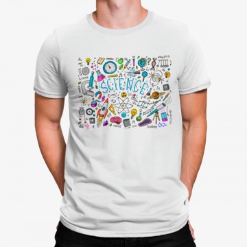 Camiseta Ciencias Colorido Diverido
