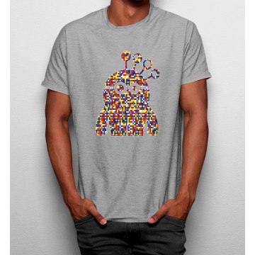 Camiseta Robot Muñeco Colorido
