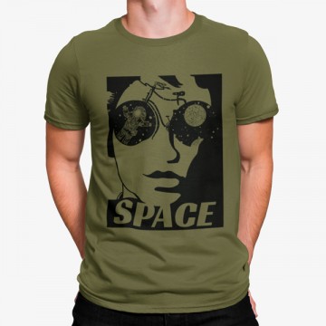 Camiseta Espacio Cara Gafas Bici