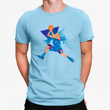 Camiseta Jugador De Baloncesto Colorido