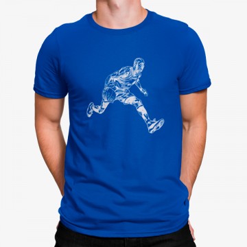 Camiseta Jugador De Baloncesto Dibujo Minimalista