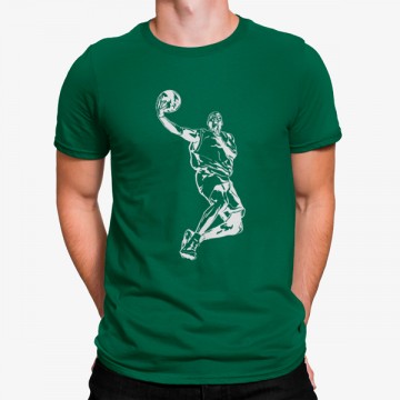 Camiseta Jugador De Baloncesto Minimalista