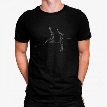 Camiseta Jugadores Jugando Baloncesto