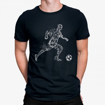 Camiseta Jugador De Fútbol Lineas Geometrico