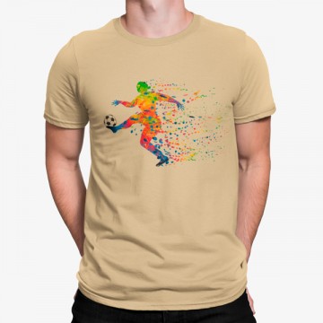 Camiseta Jugador De Fútbol Colorido