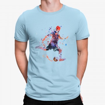 Camiseta Jugador De Fútbol Colorido Divertido