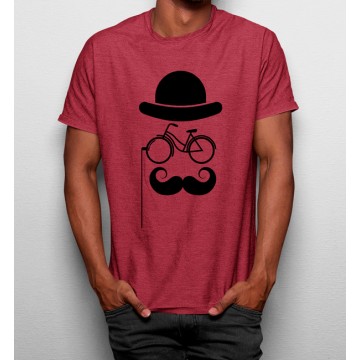 Camiseta Caballero Con Bici Gafas
