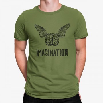 Camiseta Cerebro con Alas - Imagination