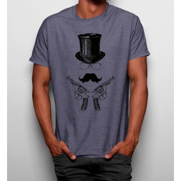 Camiseta Pistolero Con Sombrero