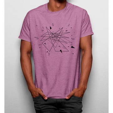Camiseta Triángulos Artísticos Geométricos