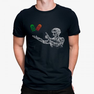 Camiseta Hombre Matrix Lineas Geométrico