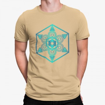 Camiseta Hexágono Artístico Geométrico