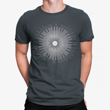 Camiseta Geométrico Minimalista Rayas Circulo