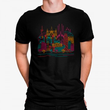 Camiseta Barcelona Colorido