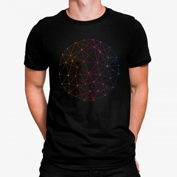 Camiseta Bola Geométrico Colorido