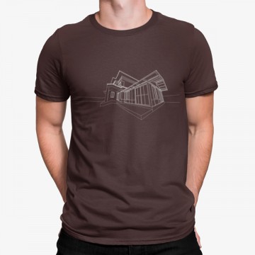 Camiseta Casa Lineas Minimalista Geométrico