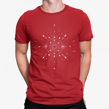 Camiseta Dibujo Indio Geometrico