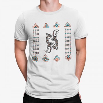 Camiseta Lagartos Simbolos Etnicos