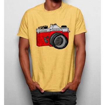 Camiseta Cámara Fotográfica Colorido