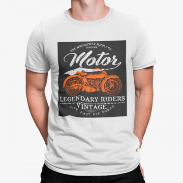 Camiseta Moto Vive Rápido Muere Joven