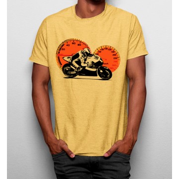 Camiseta Moto Hombre Acelerando