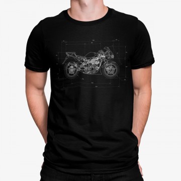 Camiseta Moto Geometrico