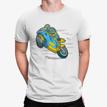 Camiseta Motociclista Dibujo