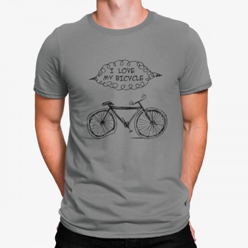 Camiseta Amo Mi Bici Dibujo