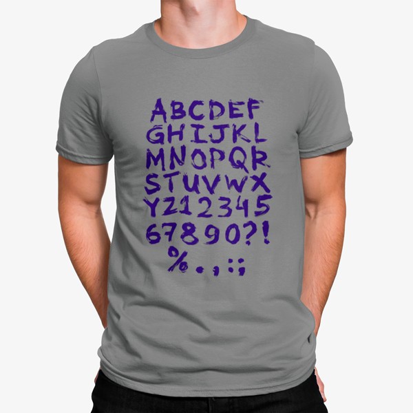 camiseta abecedario