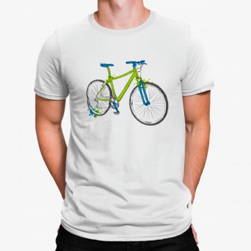 Camiseta Bici Colorido Dibujo