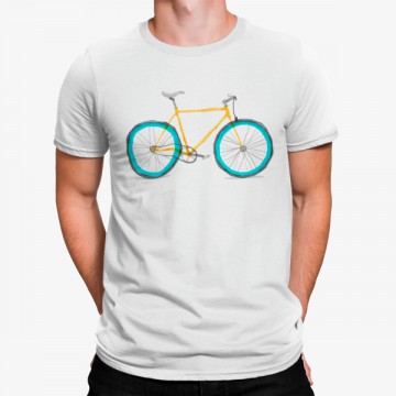 Camiseta Bici Dibujo Mono