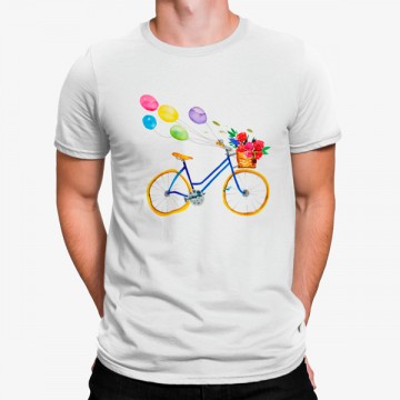 Camiseta Bici Globos