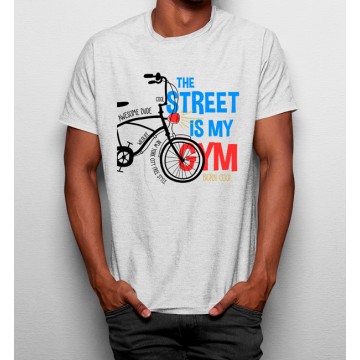 Camiseta Bici La Calle Es Mi Gym