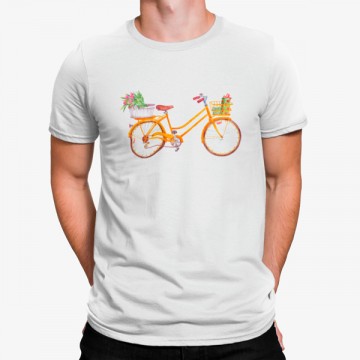 Camiseta Bici Mono Colorido