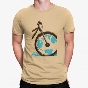 Camiseta Bici Mundo En La Rueda