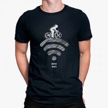 Camiseta Bici Zona De Wi-fi