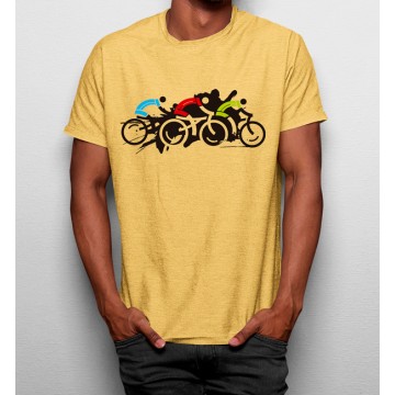 Camiseta Carrera De Bicicletas