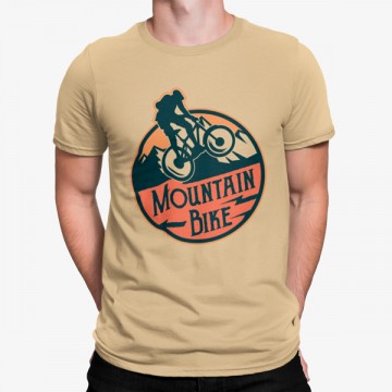 Camiseta Emblema Bicicleta De Montaña