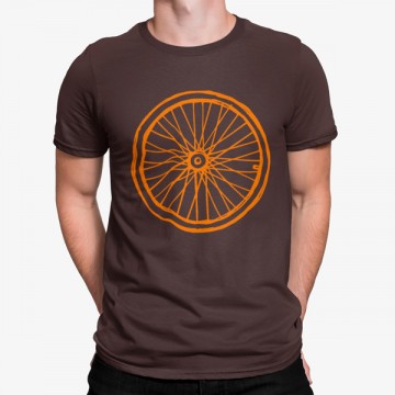 Camiseta Rueda De Bicicleta Dibujo