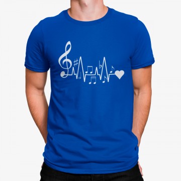 Camiseta Música Latido Del Corazón