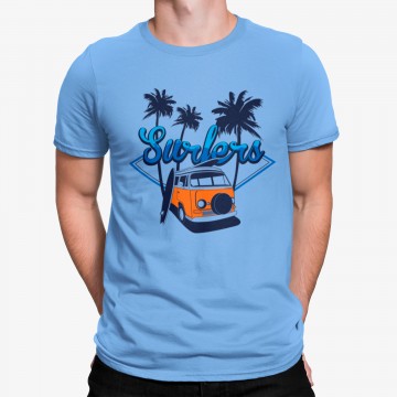 Camiseta Furgoneta Surf Palmeras Surfista
