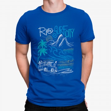 Camiseta Rio La Ciudad De Surf Dibujo