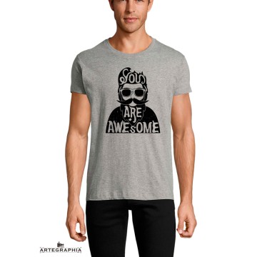 Camiseta Hombre con Barba