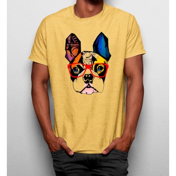Camiseta Perro con Gafas