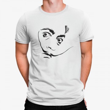 Camiseta Salvador Dalí Bigote Divertido