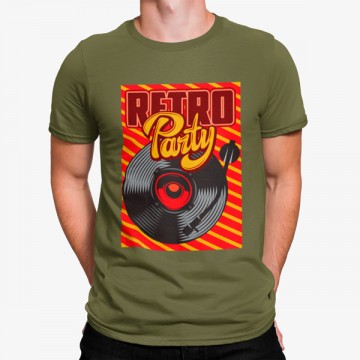 Camiseta Retro Party Tocadiscos