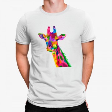Camiseta Jirafa Colorida